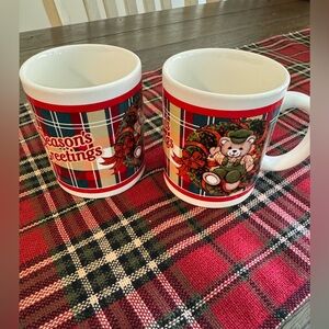 Vintage Holiday Mugs (2)